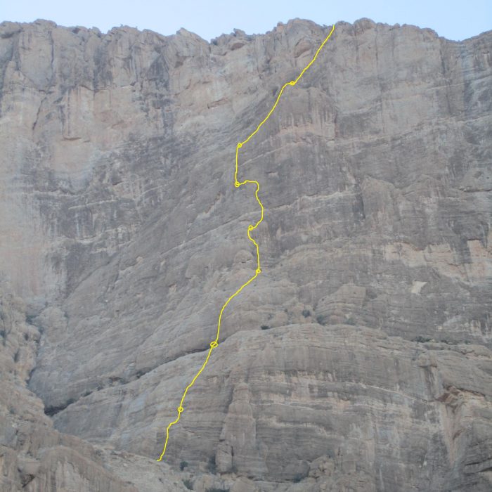 „New Year Motivation“, Jebel Kawr (Oman)