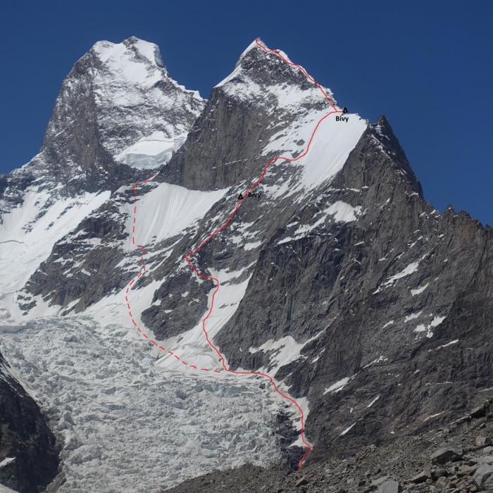 First Ascent of Muztagh Tower’s Black Tooth (6.718 m)